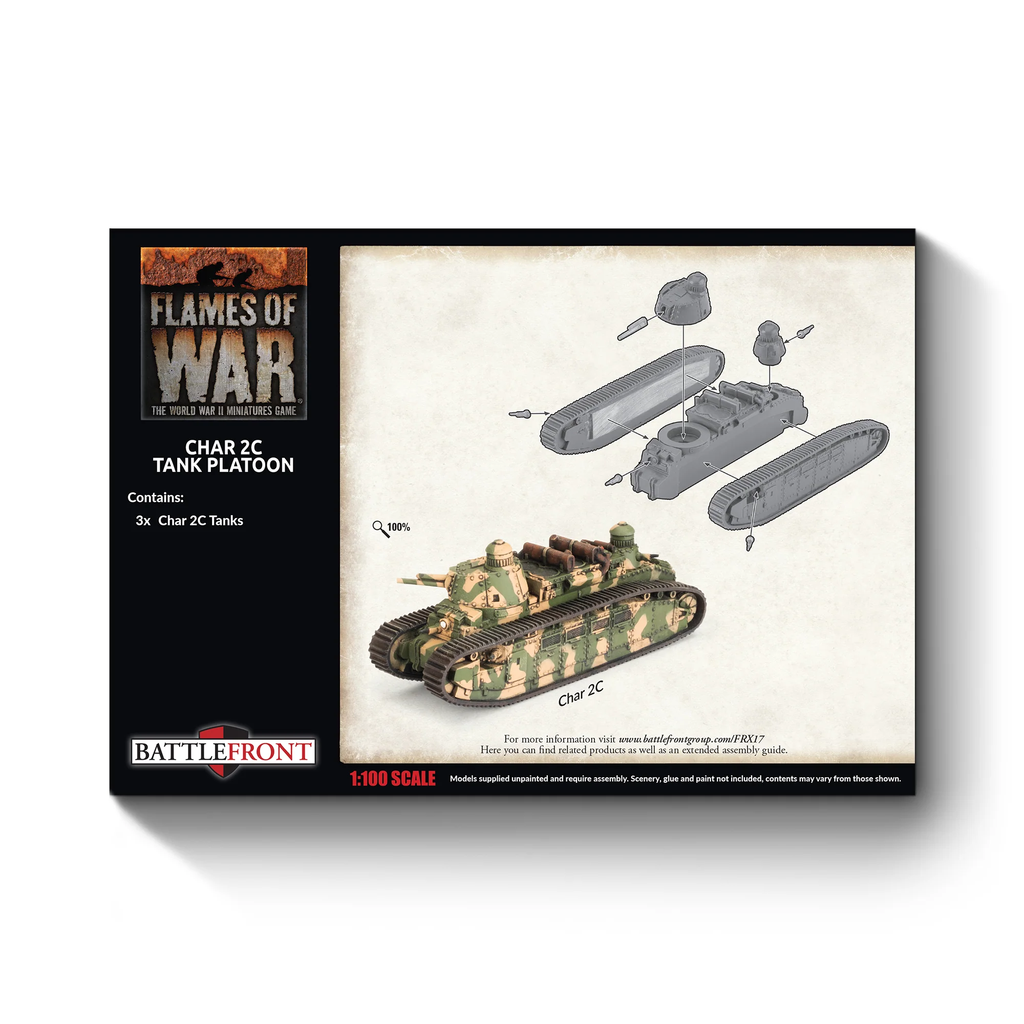 Preorder - Char 2C Tank Platoon (x3) - Image 3