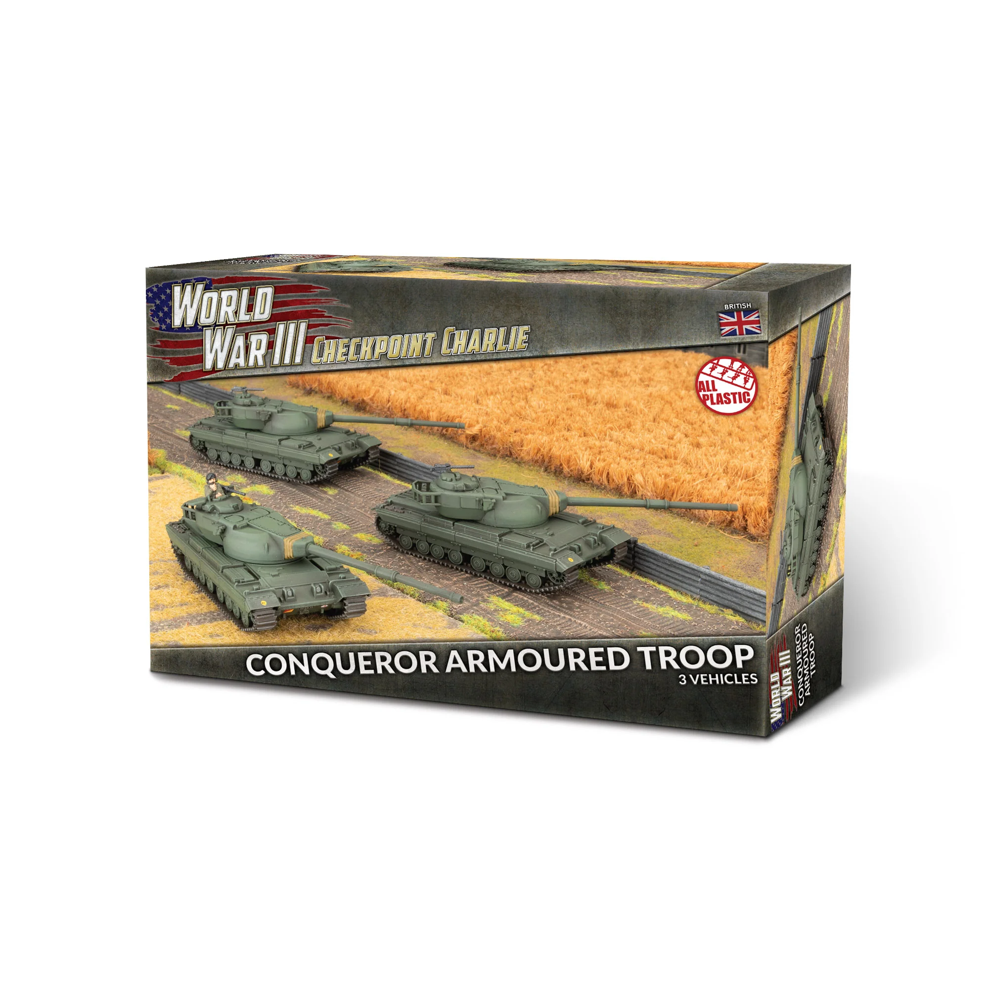 Conqueror Armoured Troop (x3 Plastic) - Image 3