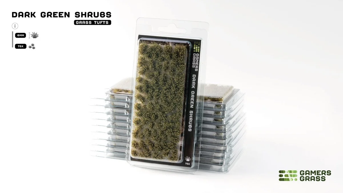 Dark Green Shrubs
