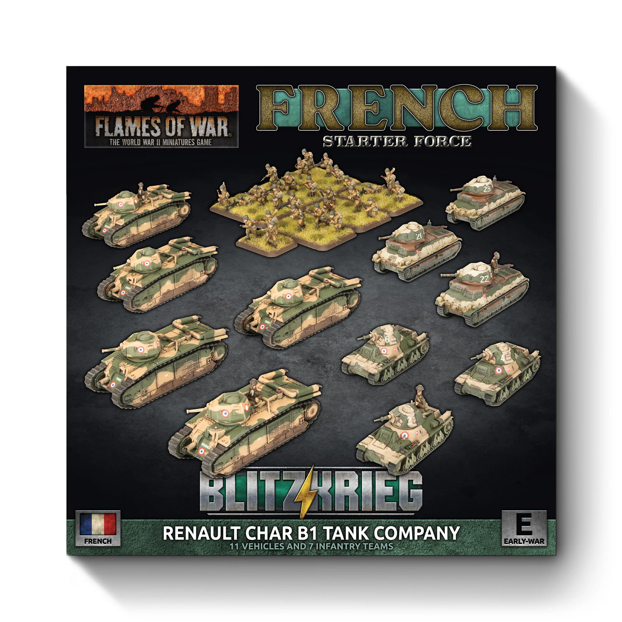French Char B1 bis Combat Company (plastic) (EW)