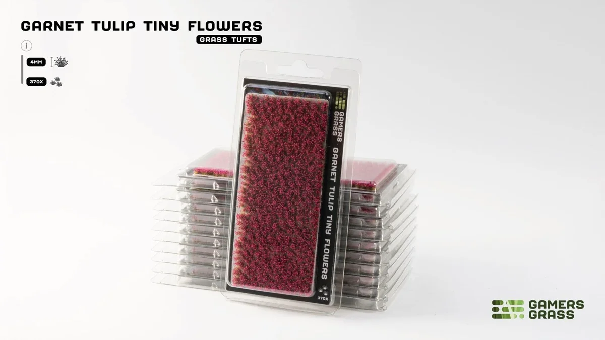 Garnet Tulip Tiny Flowers