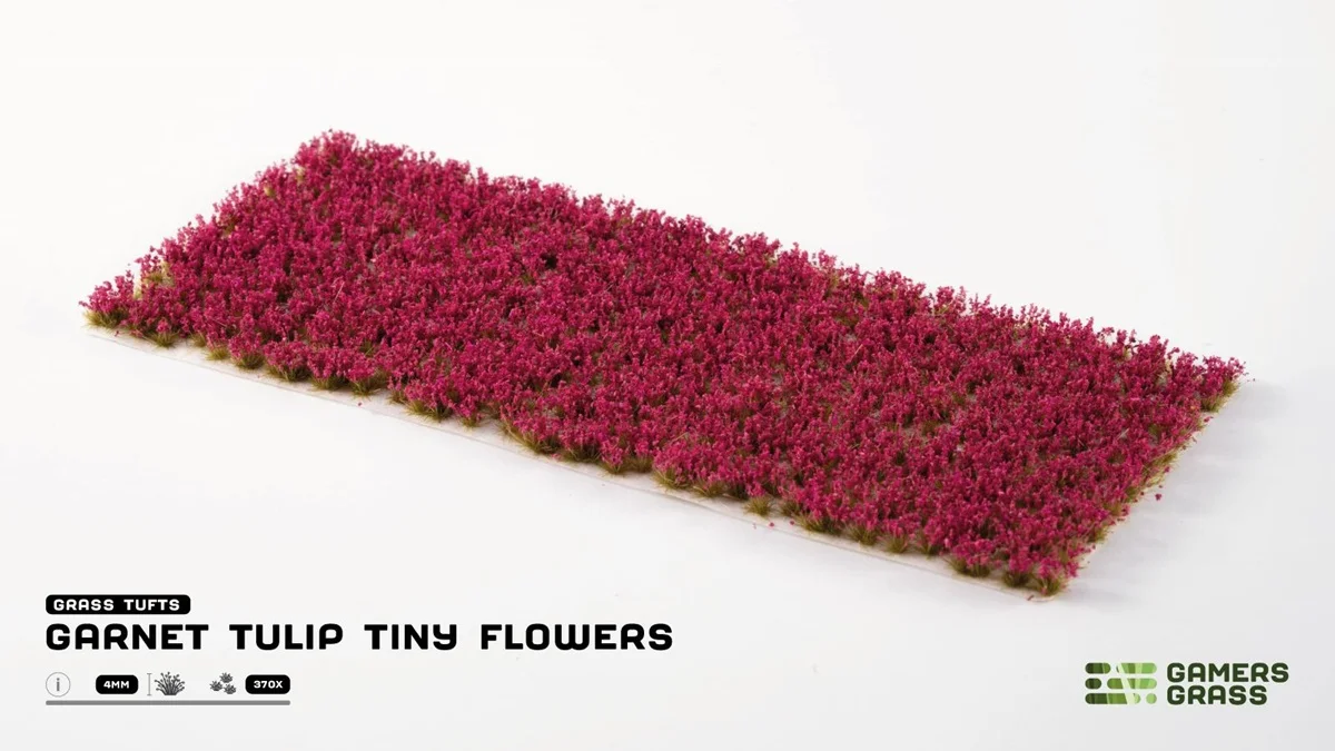 Garnet Tulip Tiny Flowers - Image 2