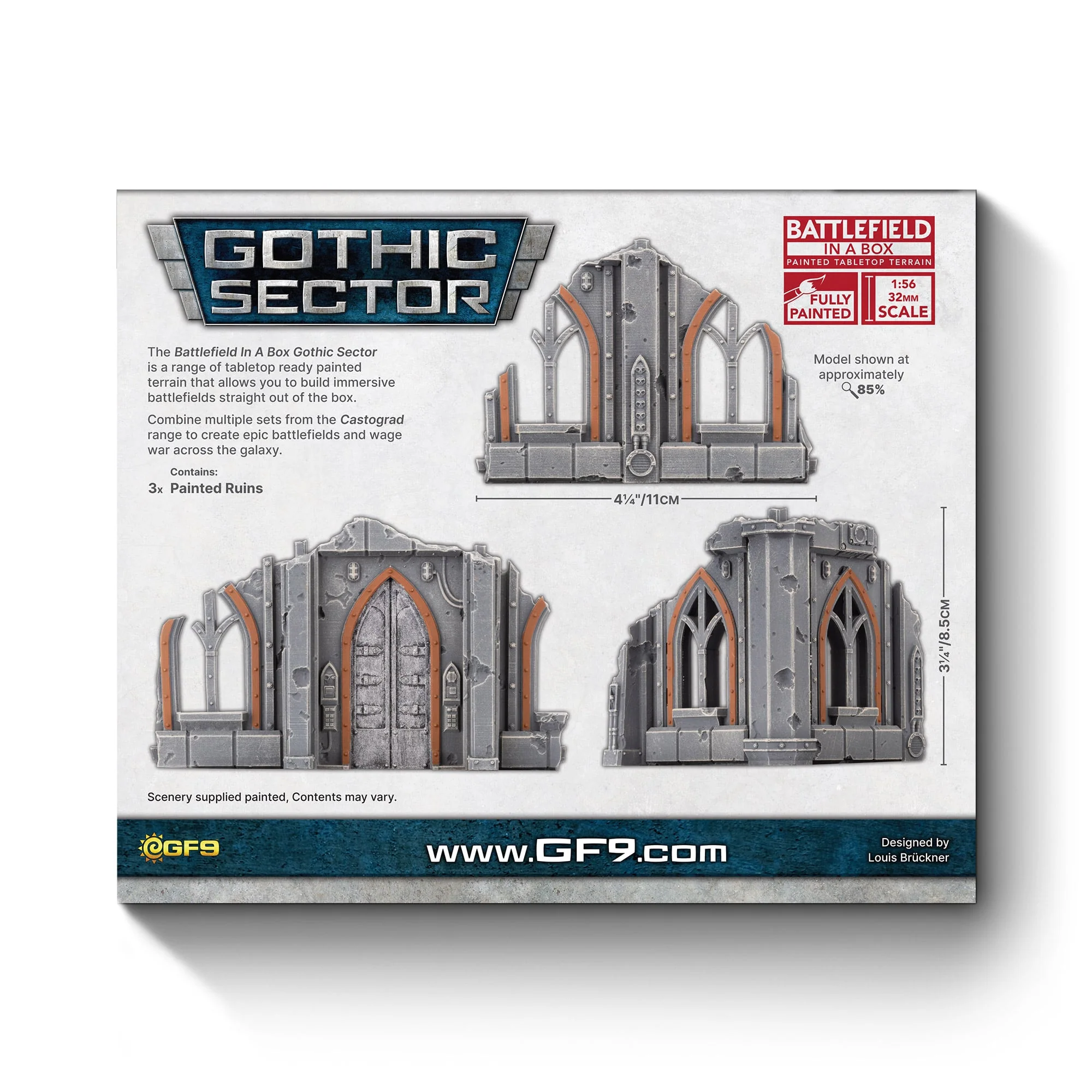 Preorder - Gothic Sector: Castograd Warehouse Small Ruins - Image 3
