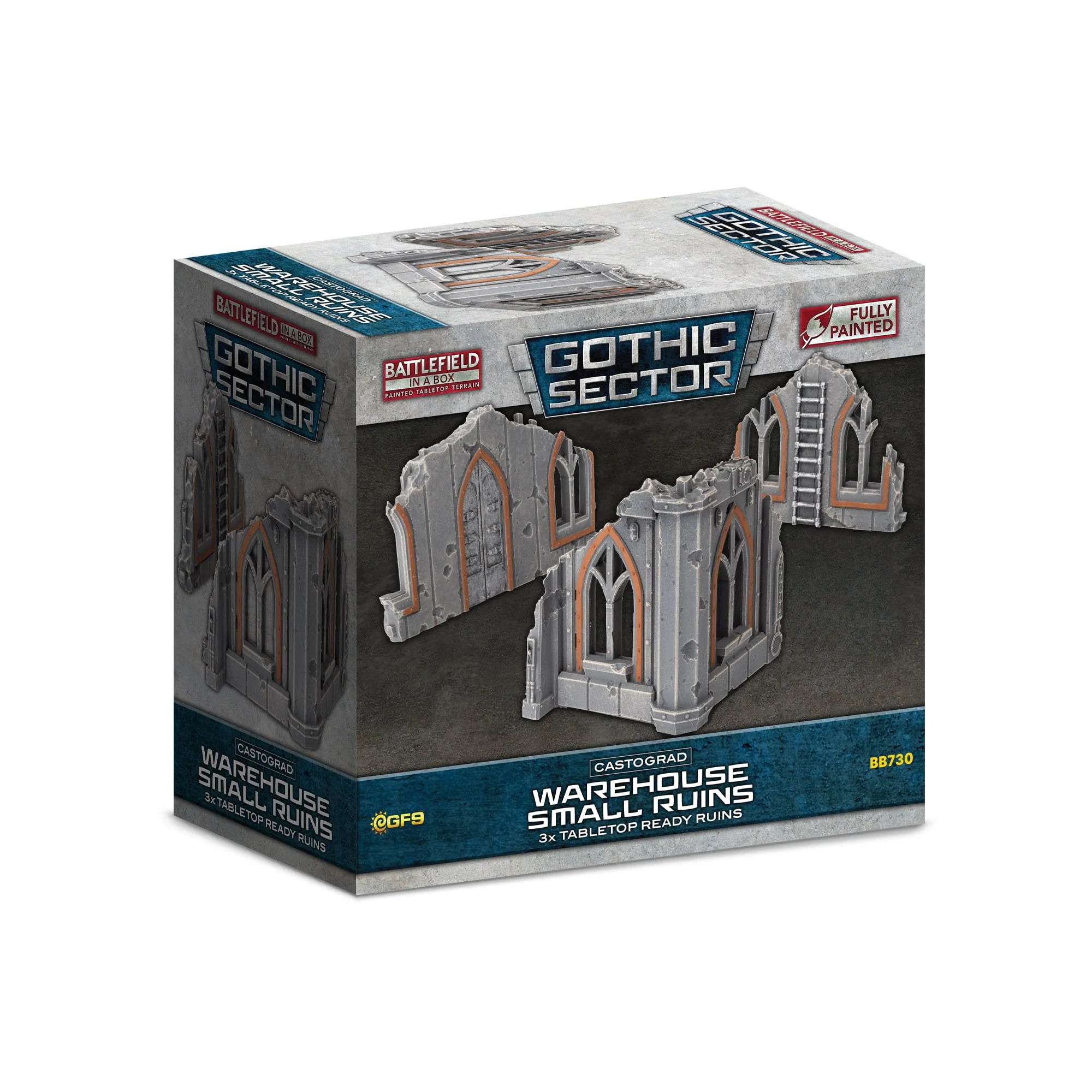 Preorder - Gothic Sector: Castograd Warehouse Small Ruins - Image 4