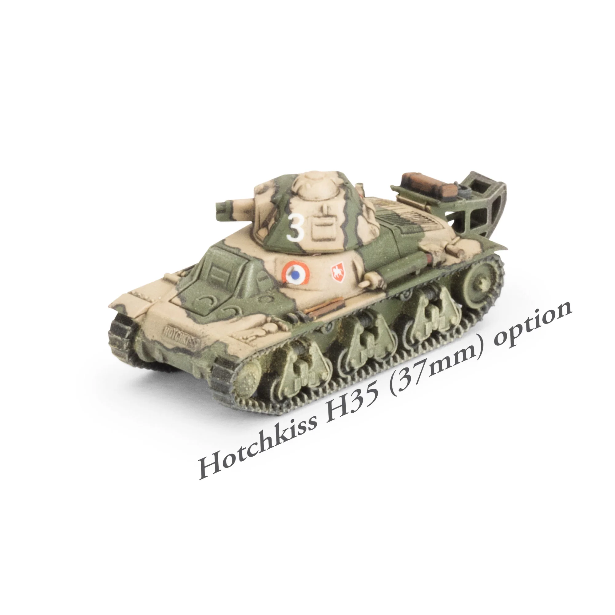 H35 / H39 Hotchkiss Tank Platoon (x5 Plastic) - Image 4