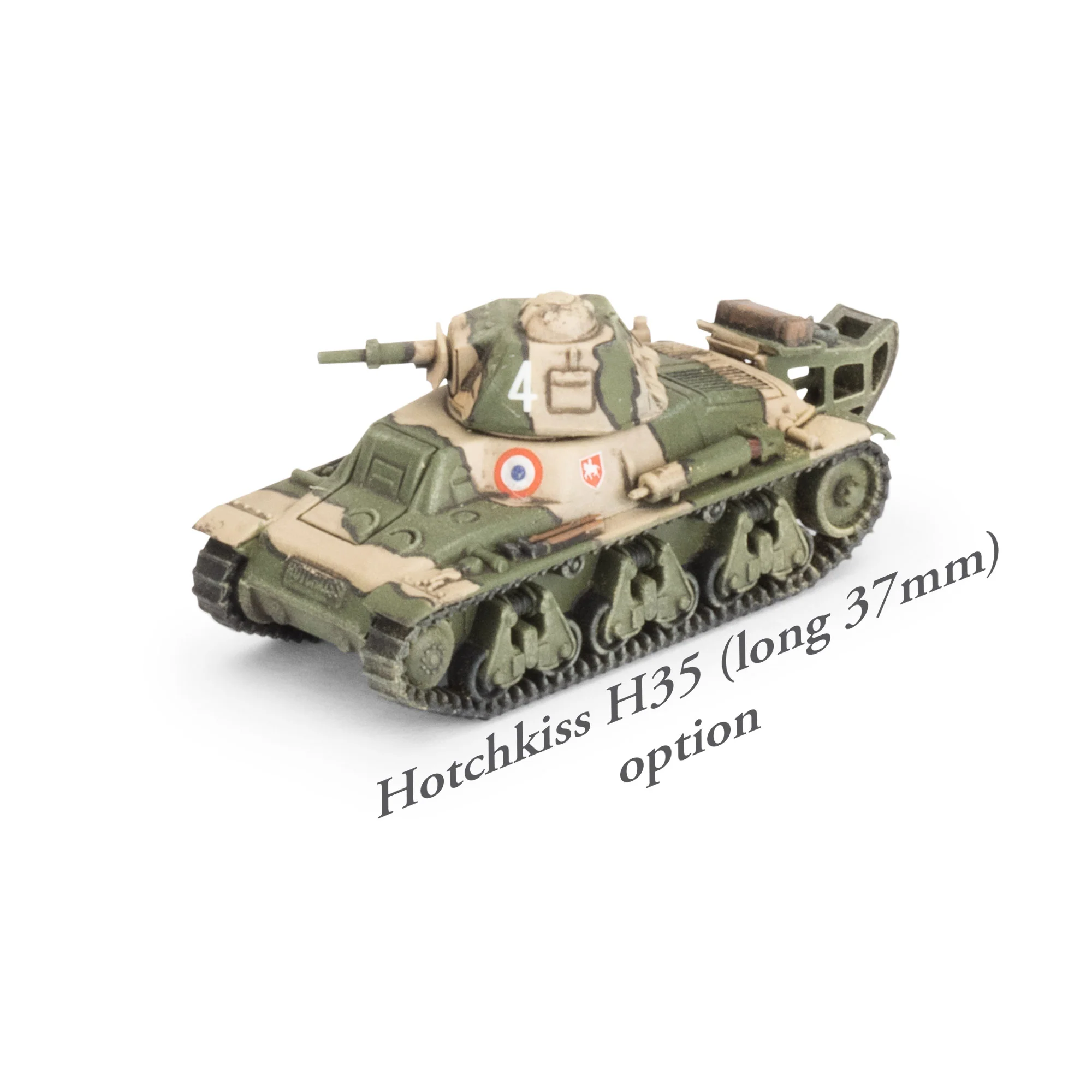 H35 / H39 Hotchkiss Tank Platoon (x5 Plastic) - Image 5