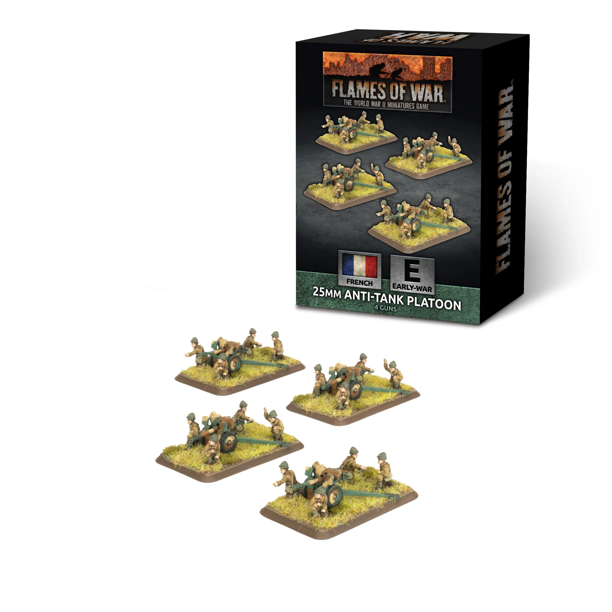 Hotchkiss 25mm Anti-tank Platoon (x4 guns) (EW)