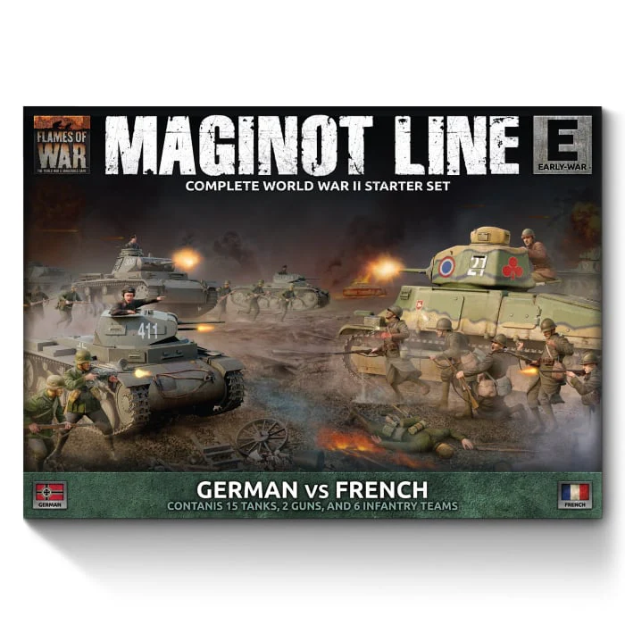 Maginot Line - German vs French Starter Set (Plastic)