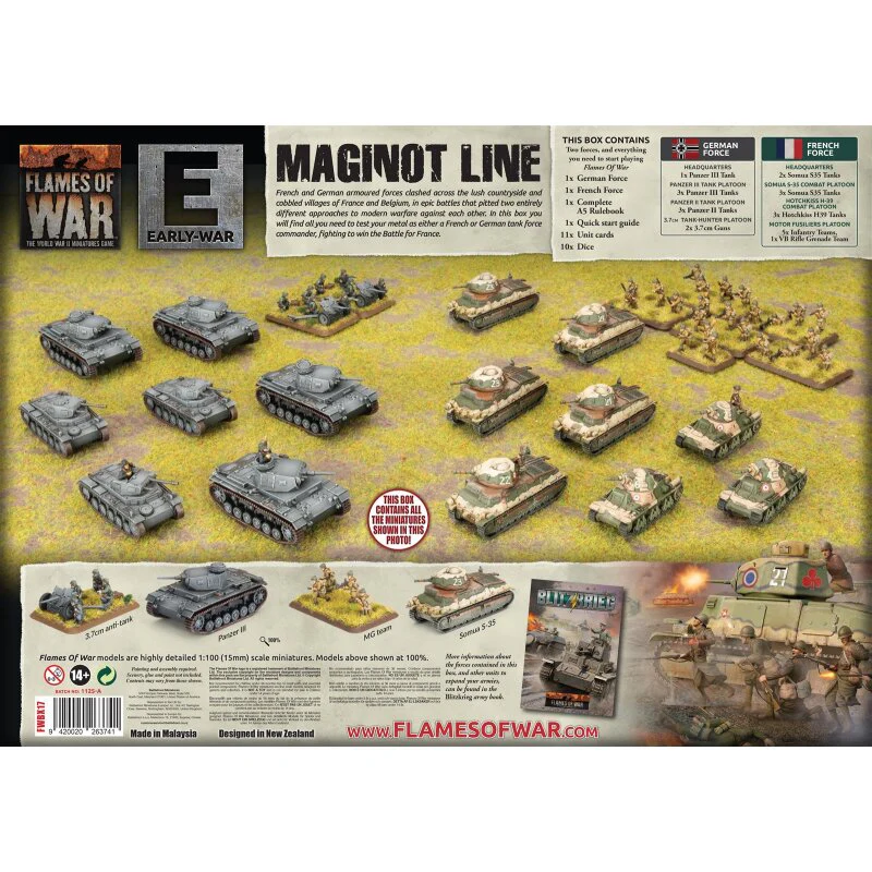 Maginot Line - German vs French Starter Set (Plastic) - Image 3