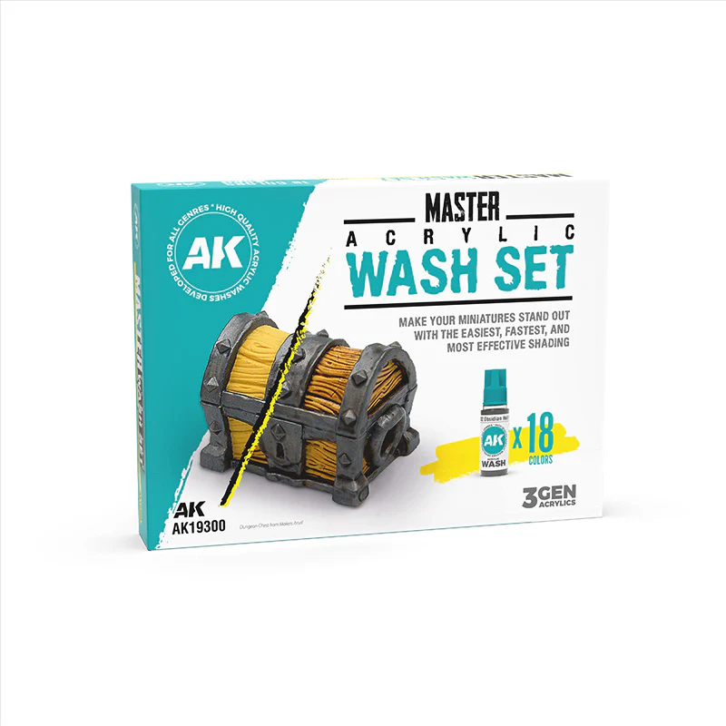 MASTER ACRYLIC WASH SET – FULL RANGE (18 COLORS) - Image 3