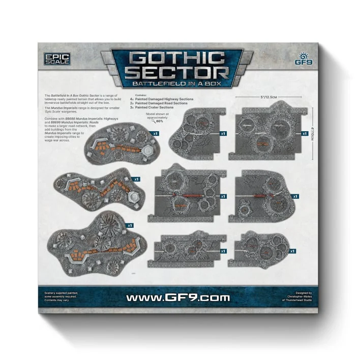Mundus Imperialis - Highways, Roads and Craters (Damaged x9) - Image 3