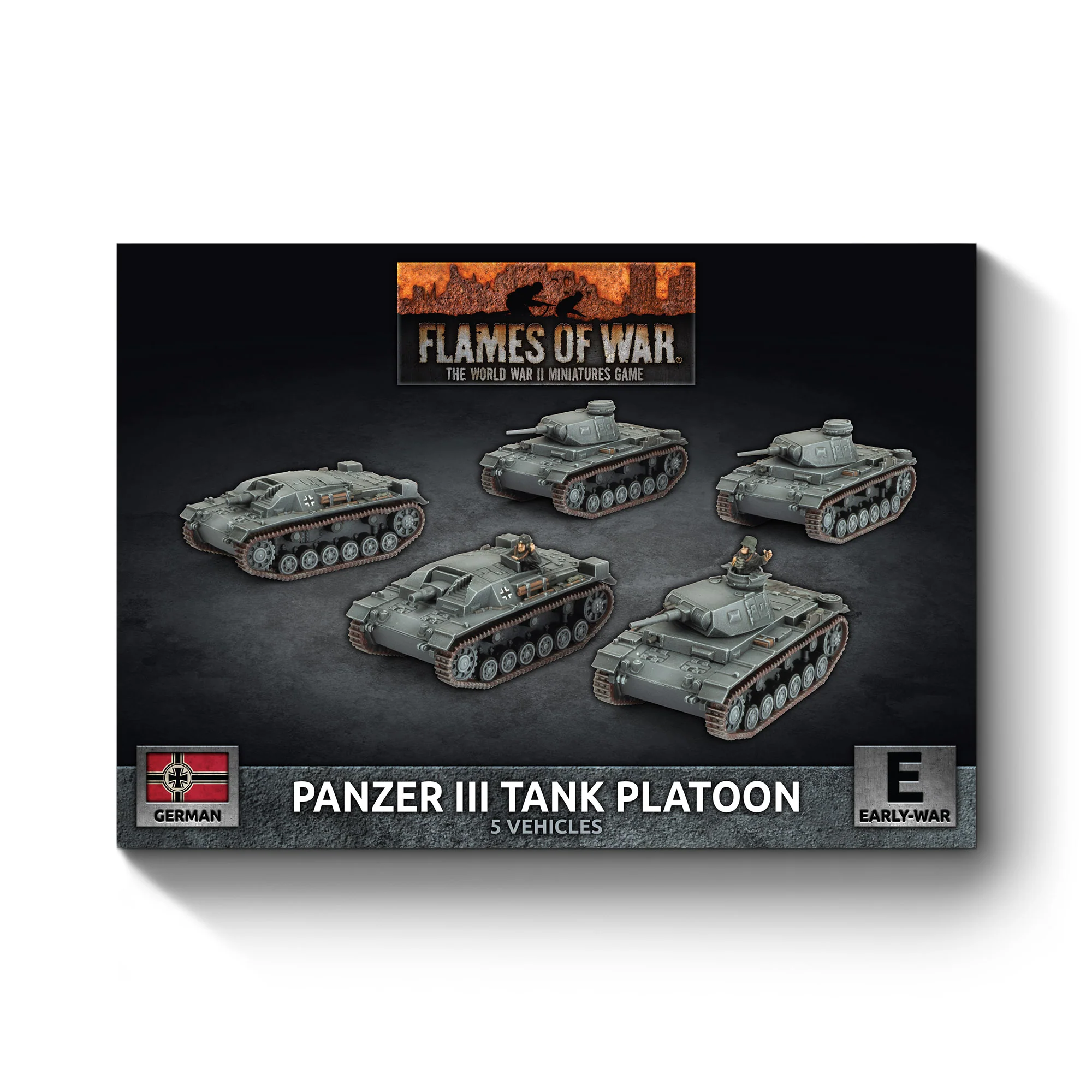 Preorder - Panzer III/StuG III A Platoon (x5 Plastic) - Image 2