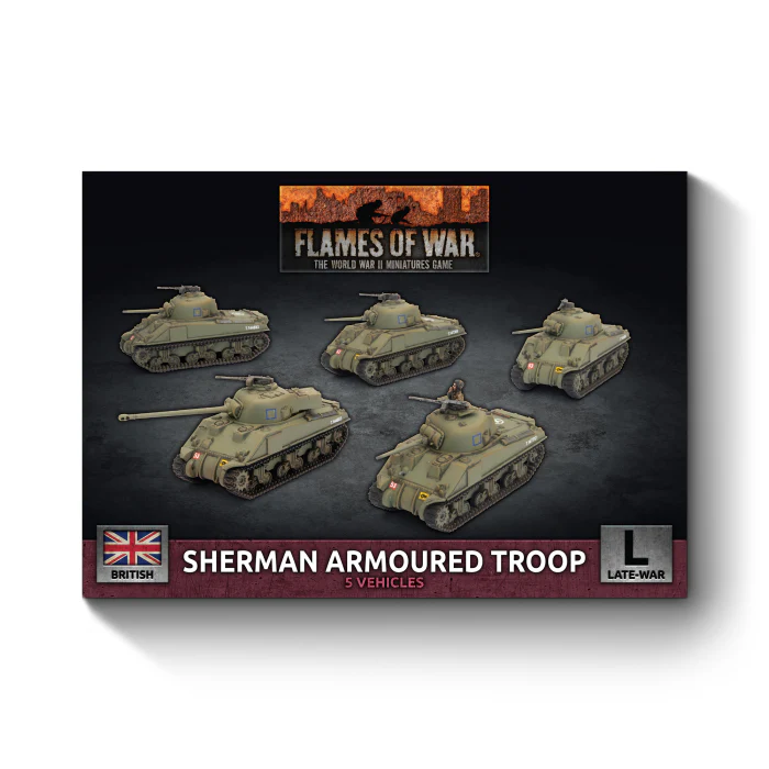 Sherman Armoured Troop (Plastic)