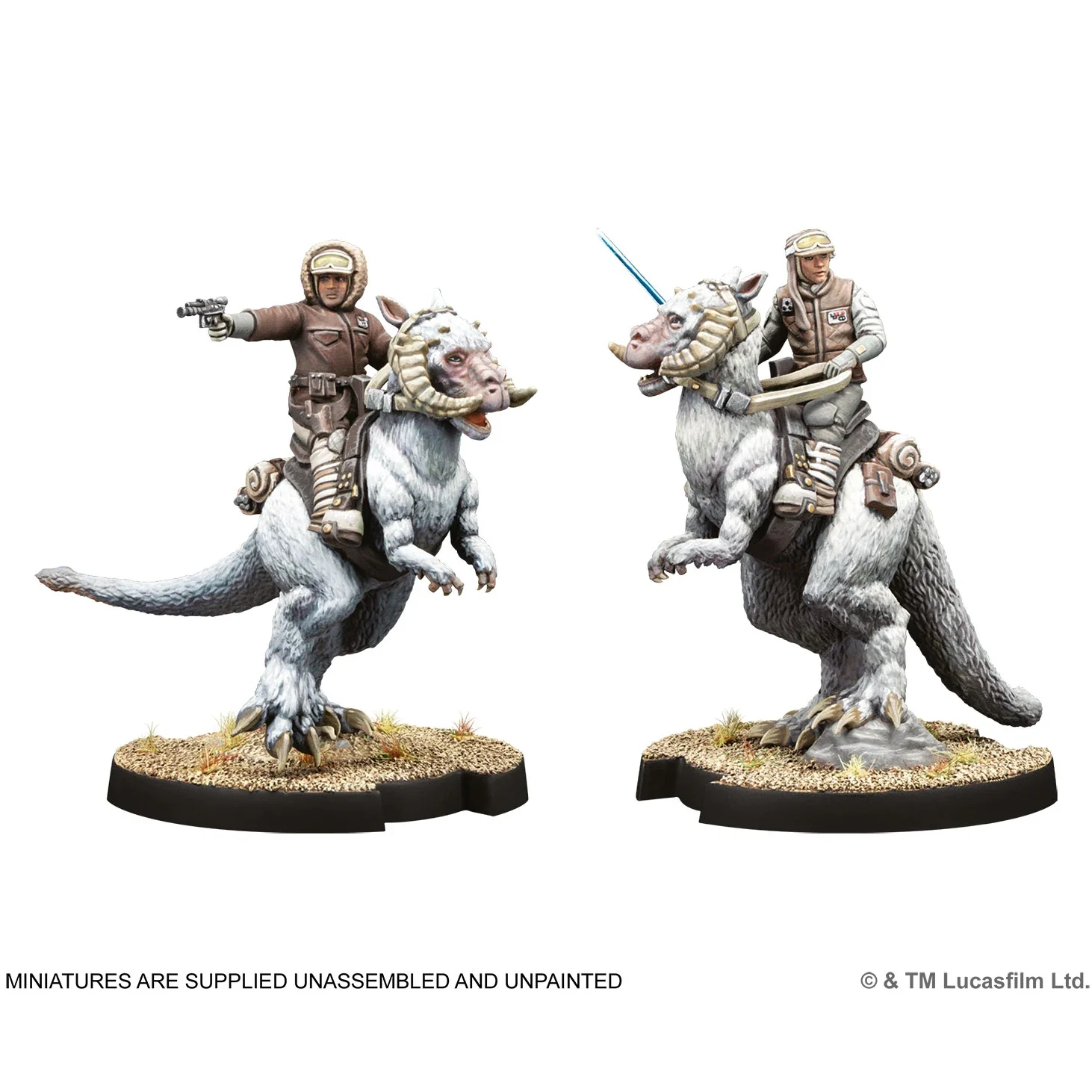 Preorder - Star Wars: Legion – Captain Solo & Commander Skywalker on Tauntauns - Image 2