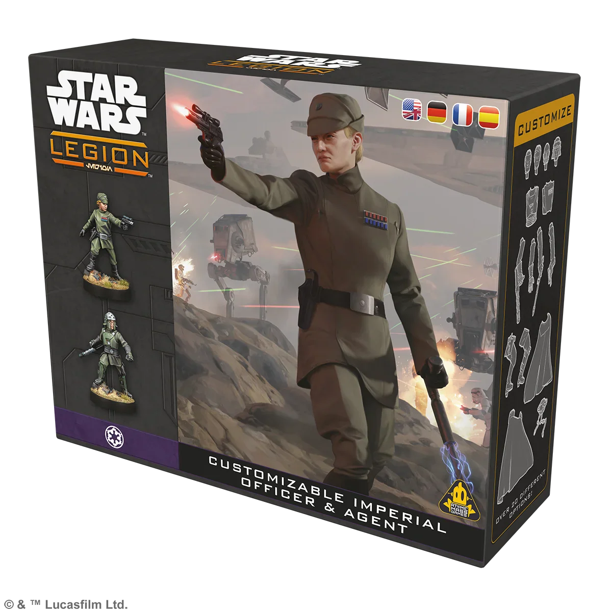 Preorder - Star Wars: Legion – Customizable Imperial Officer & Agent - Image 4