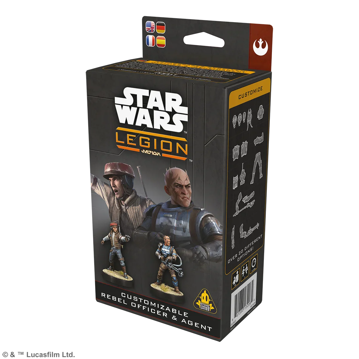 Star Wars: Legion – Customizable Rebel Officer & Agent - Image 4