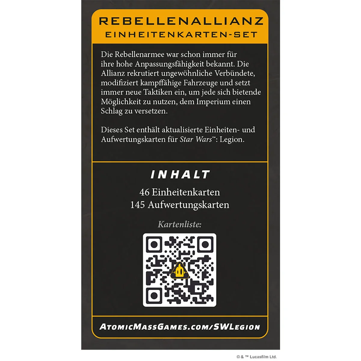 Star Wars: Legion – Rebellenallianz Einheitenkarten-Set - Image 5