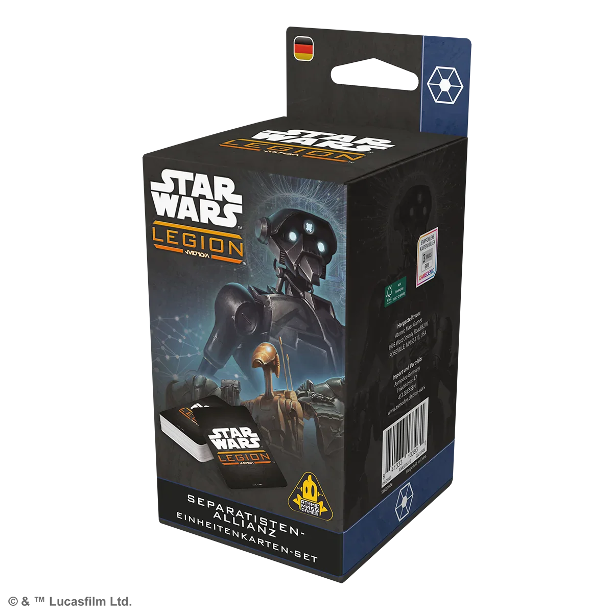 Star Wars: Legion – Separatisten-Allianz Einheitenkarten-Set - Image 6