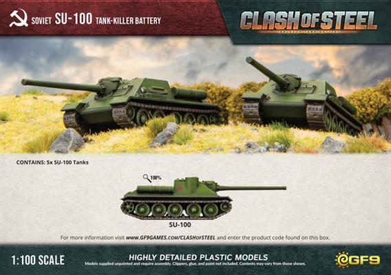 SU-100 Tank-Killer Company (x5 Plastic) - Image 3