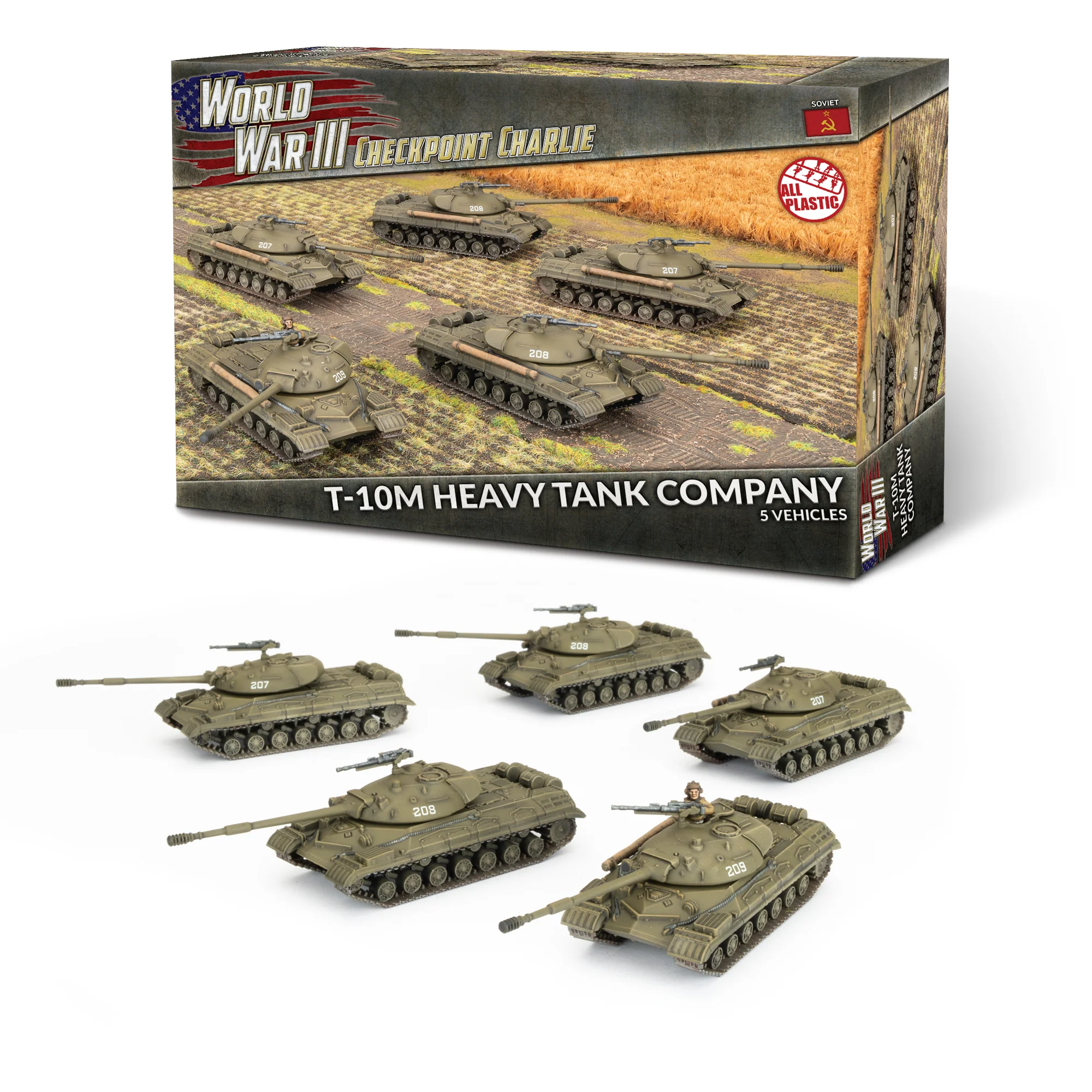 T-10M Heavy Tank Company (x5 Plastic) - Image 2