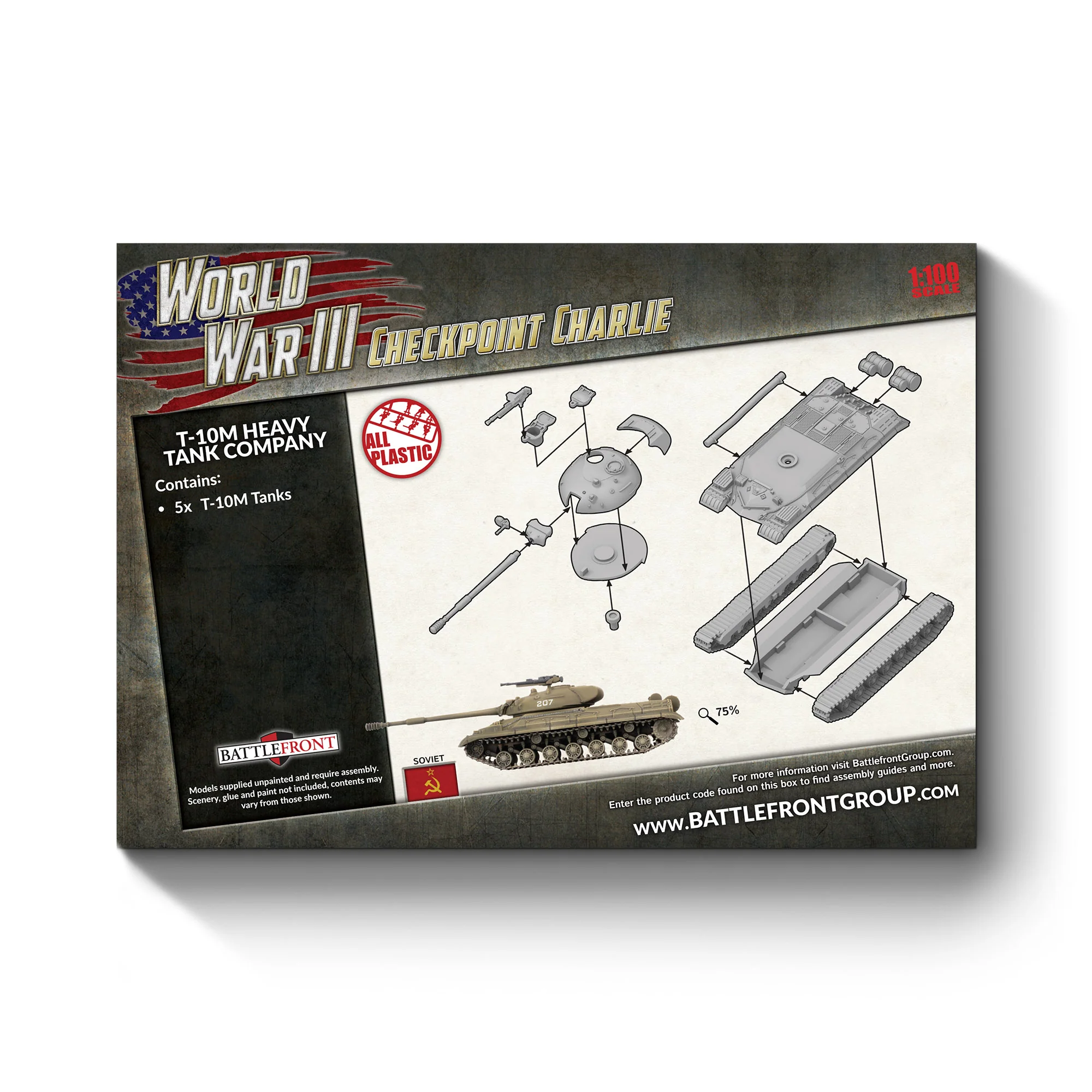 T-10M Heavy Tank Company (x5 Plastic) - Image 5