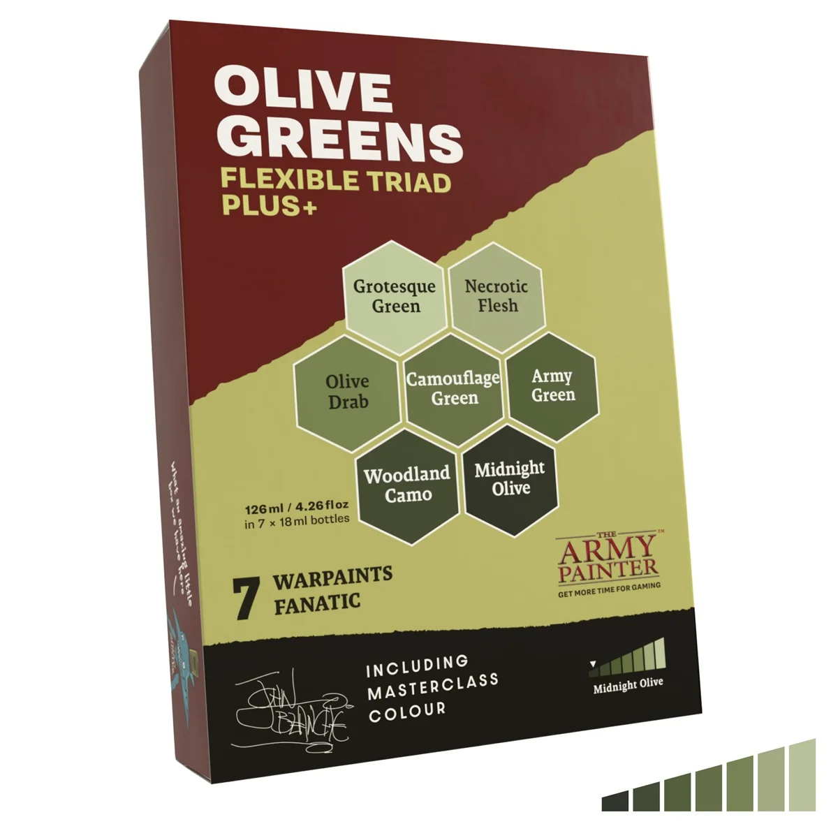 The Army Painter - Olive Greens Flexible Triad PLUS+