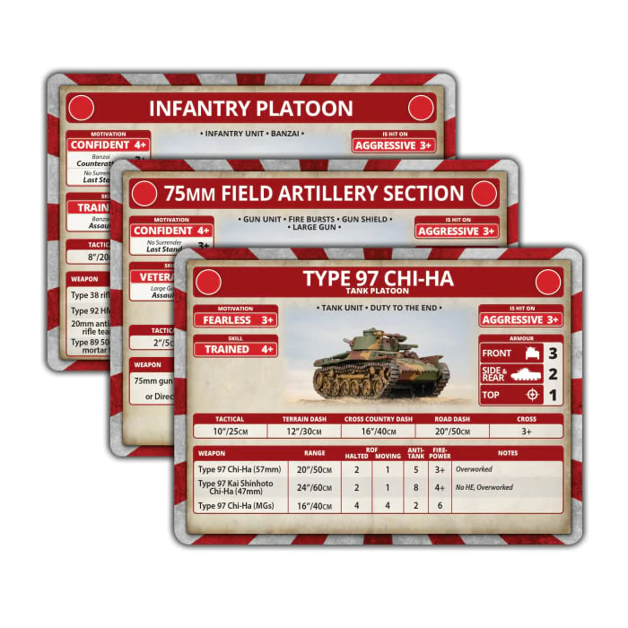 The Pacific: Japanese Unit Cards- Limited Edition - Image 2