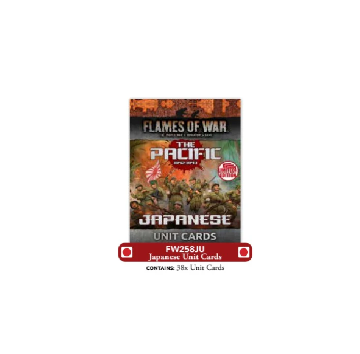 The Pacific: Japanese Unit Cards- Limited Edition - Image 3
