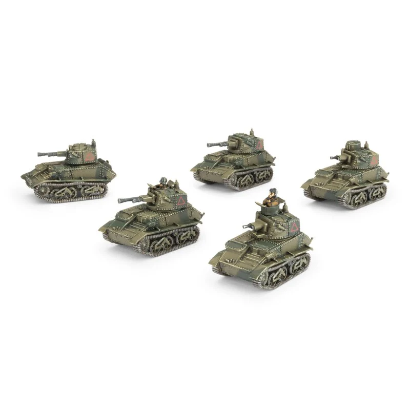 Vickers Light Mk VI Troop (x5, Plastic) - Image 2