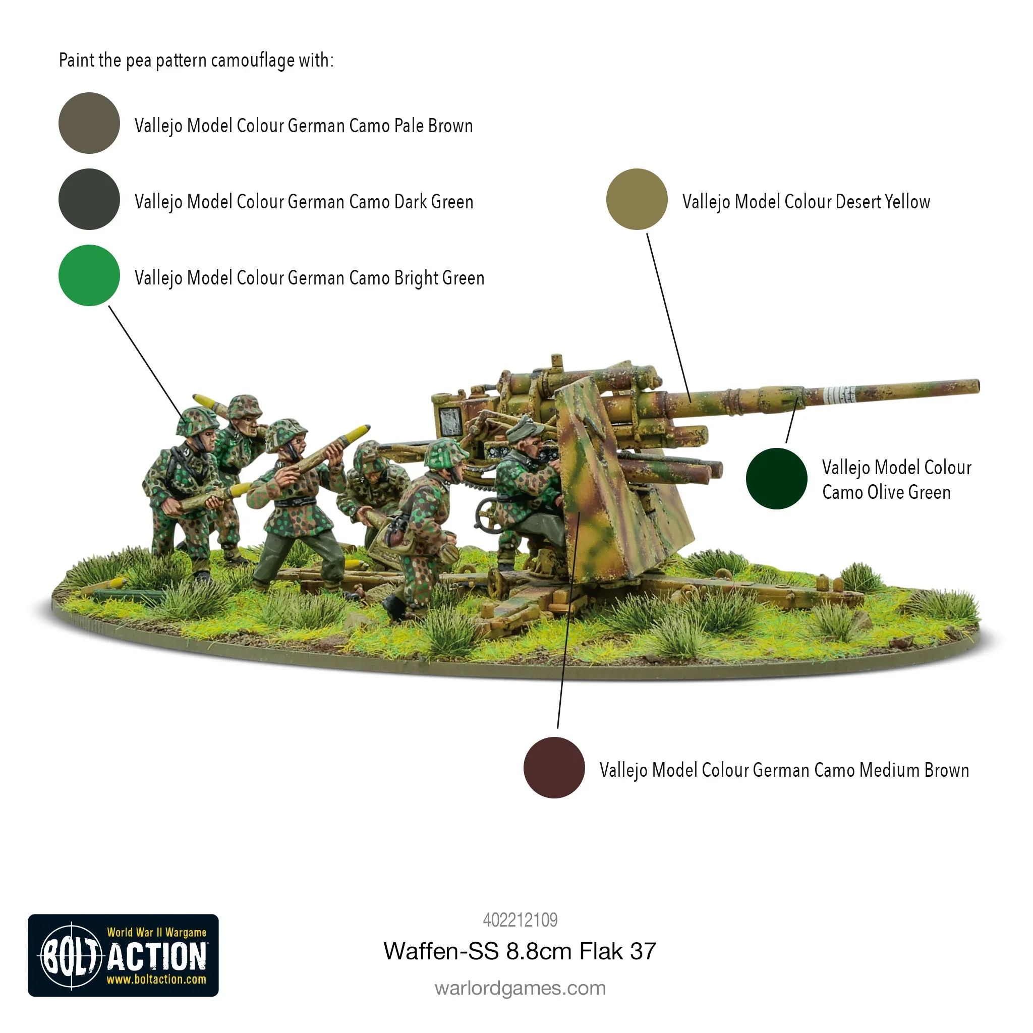 Waffen-SS 8.8cm Flak 37 - Image 3