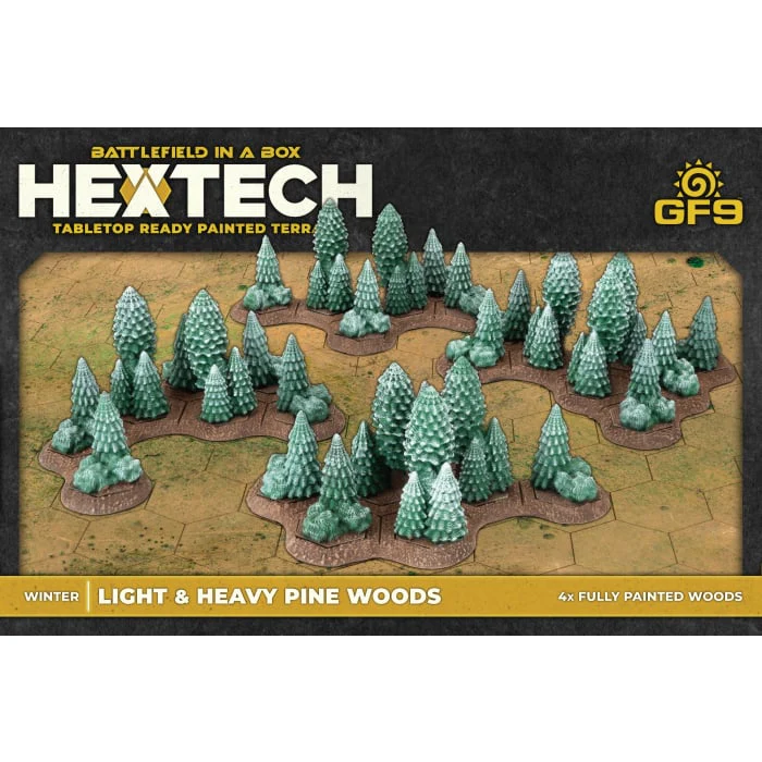Hextech Winter Light & Heavy Woods (x4 new bases)