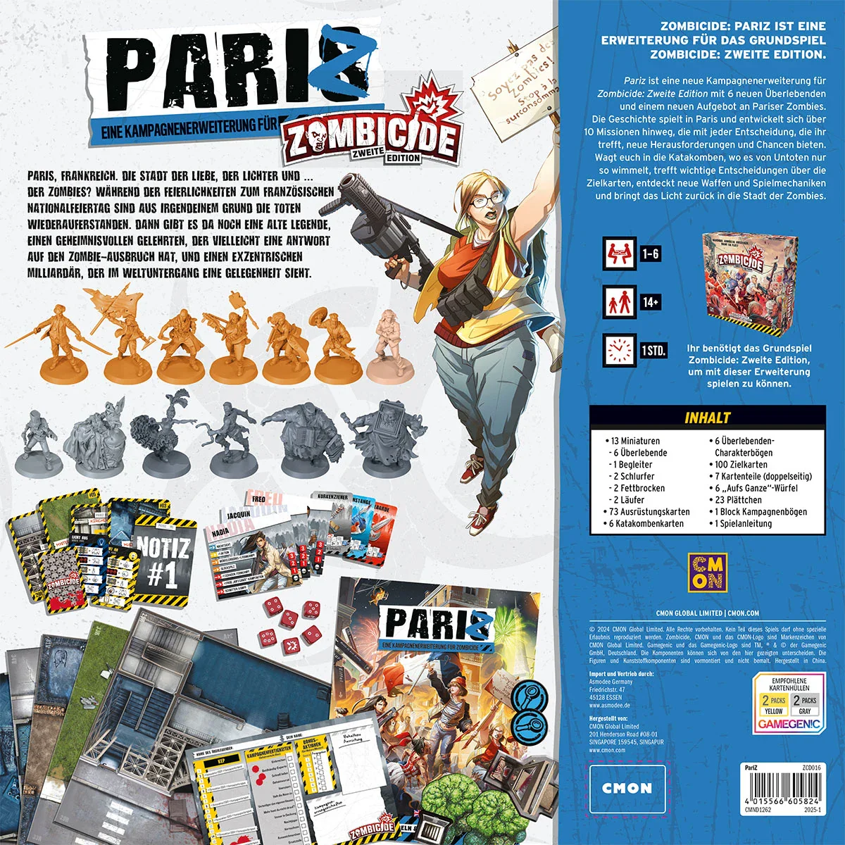 Preorder - Zombicide 2. Edition – PariZ (Erweiterung) - Image 3