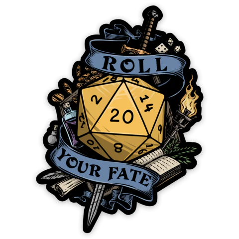 Roll Your Fate 2 Sticker - Image 3