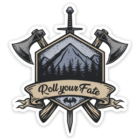 Roll Your Fate Sticker - Image 2