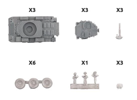 Saladin Armoured Car (x3) - Image 2