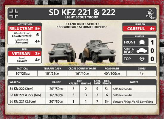 Sd Kfz 221 & 222 Light Scout Troop - Image 3