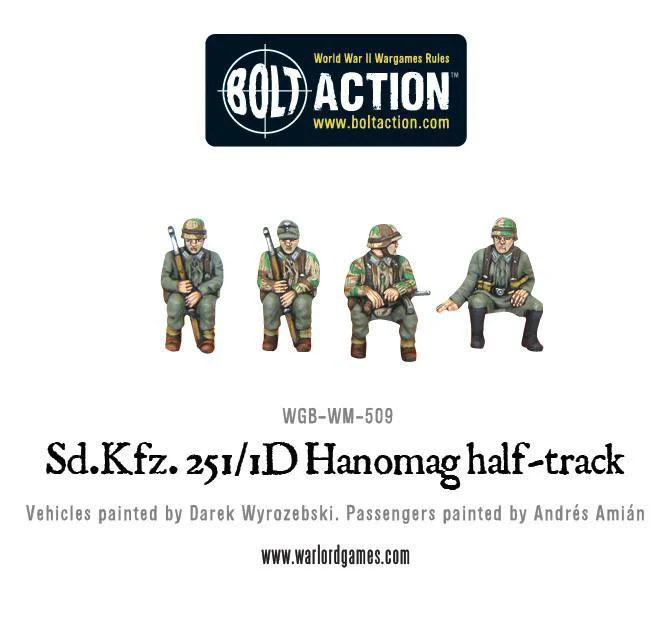 Sd.Kfz 251/1 Ausf D Halftrack Plastic Box Set - Image 7