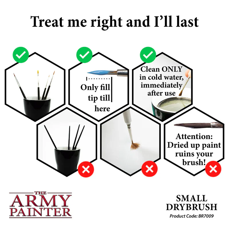 Wargamer Brush: Small Drybrush - Image 3