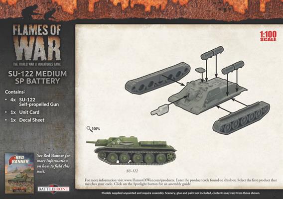 SU-122 Medium SP Battery (Mid War x4 Tanks) - Image 2