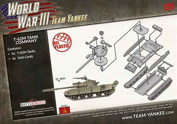T-62M Tank Company (WWIII x5 Tanks Plastic) - Image 4