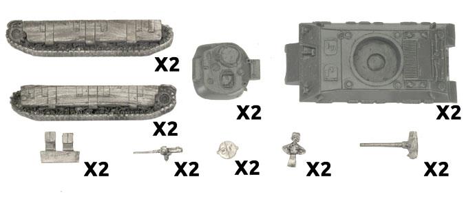 T14 (75mm) Assault Tanks (x2) - Image 4