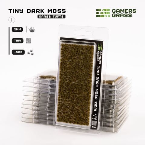 Tiny Dark Moss (2mm) Tufts - Image 3
