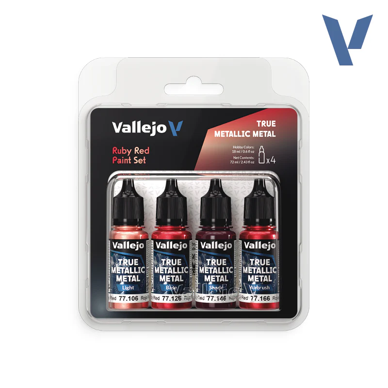 TMM PAINT SET Ruby Red von Vallejo