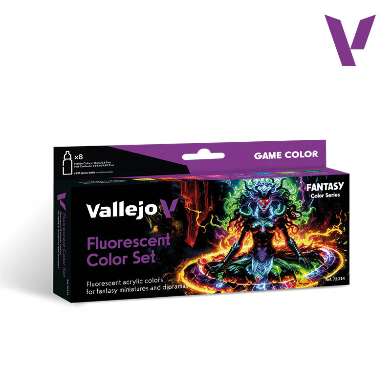 Vallejo Game Color - Fluorescent Color Set