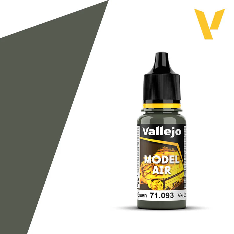 Vallejo Model Air: 093 Field Green, 17 ml