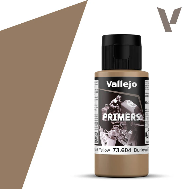 Vallejo Surface Primer German Dark Yellow 60ml