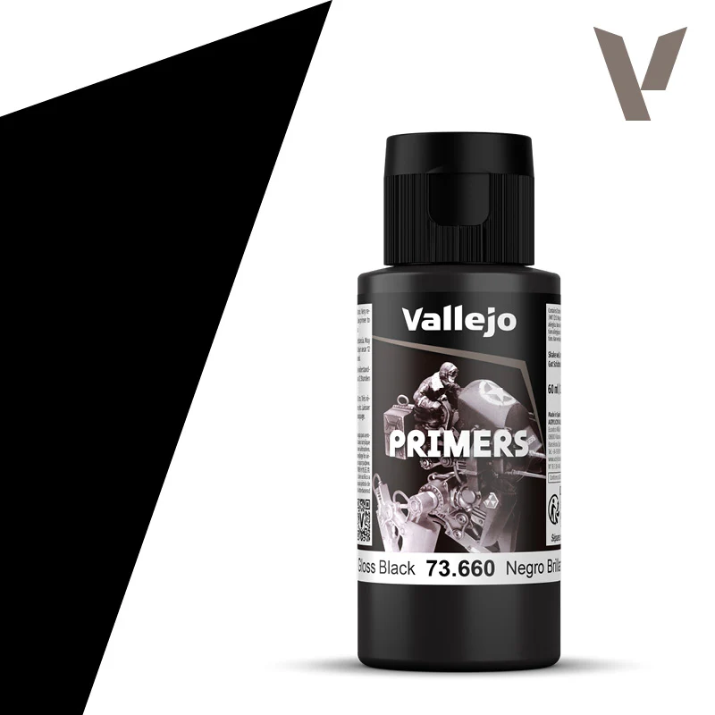 Vallejo Surface Primer Gloss Black 60ml
