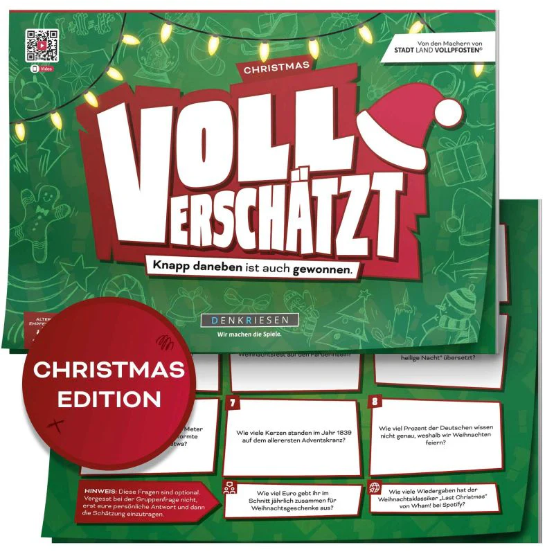 VOLL VERSCHÄTZT! Christmas Edition – "Knapp daneben ist auch gewonnen." - Image 2
