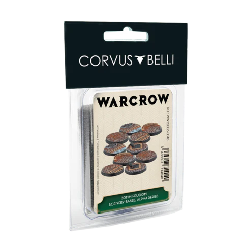 Warcrow 30mm Feudom Scenery Bases, Alpha Series