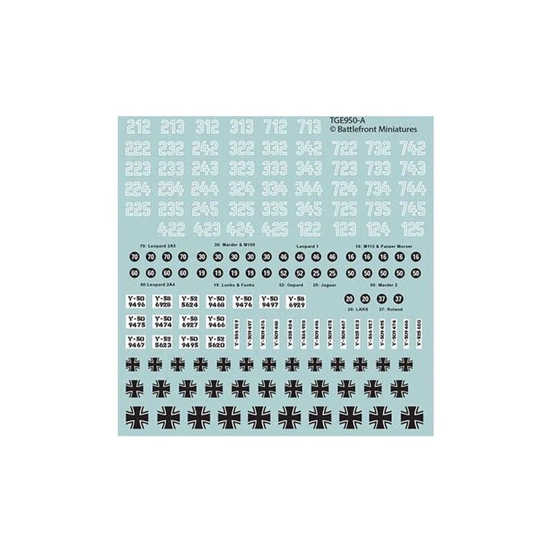 WW3 West German Decal Set - Image 2